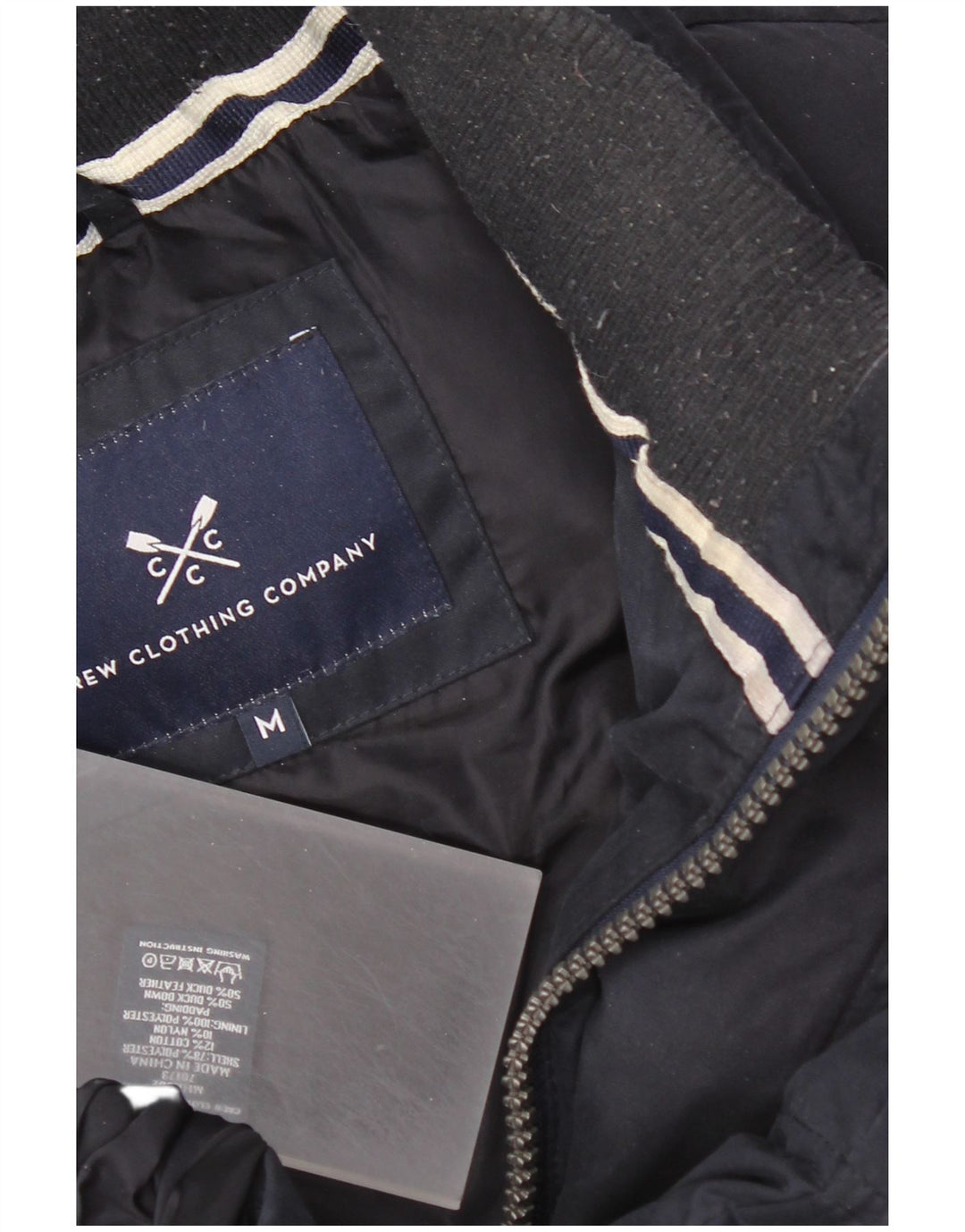 Crew Clothing Gilet imbottito da uomo UK 38 Medio Poliestere blu navy