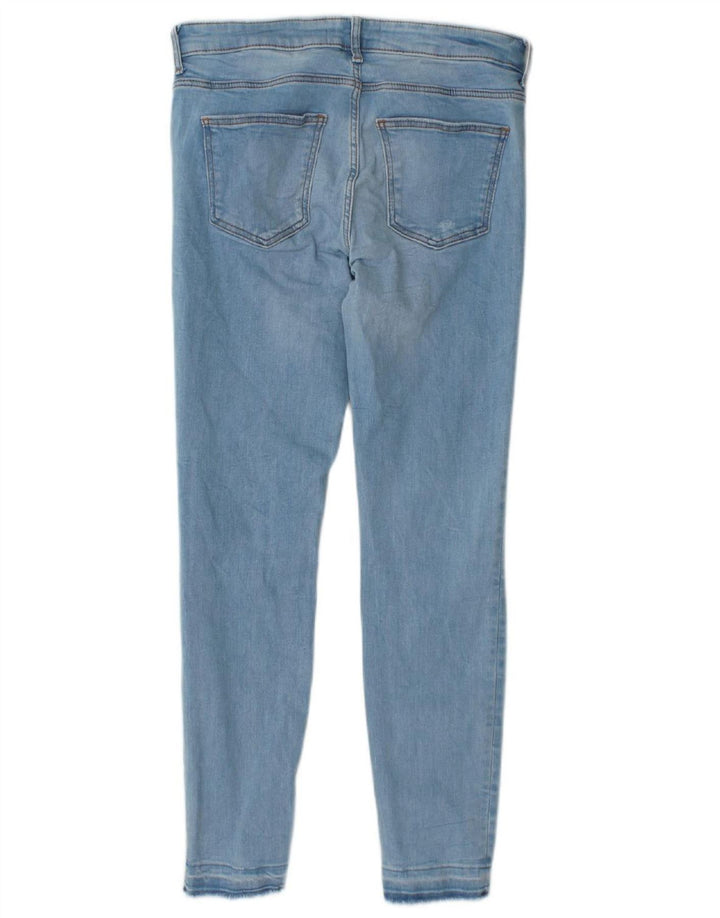 ZARA Womens Distressed Skinny Jeans EU 40 Medium W30 L26 Blue