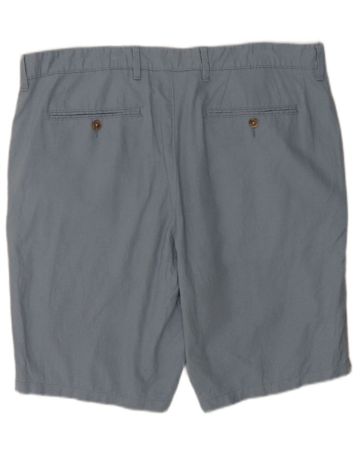 Pantaloncini chino da uomo Marks & Spencer W40 XL lino blu