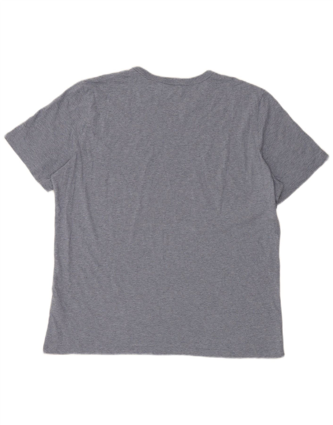 T-shirt regolare da uomo Cos Top grande in cotone chiazzato blu