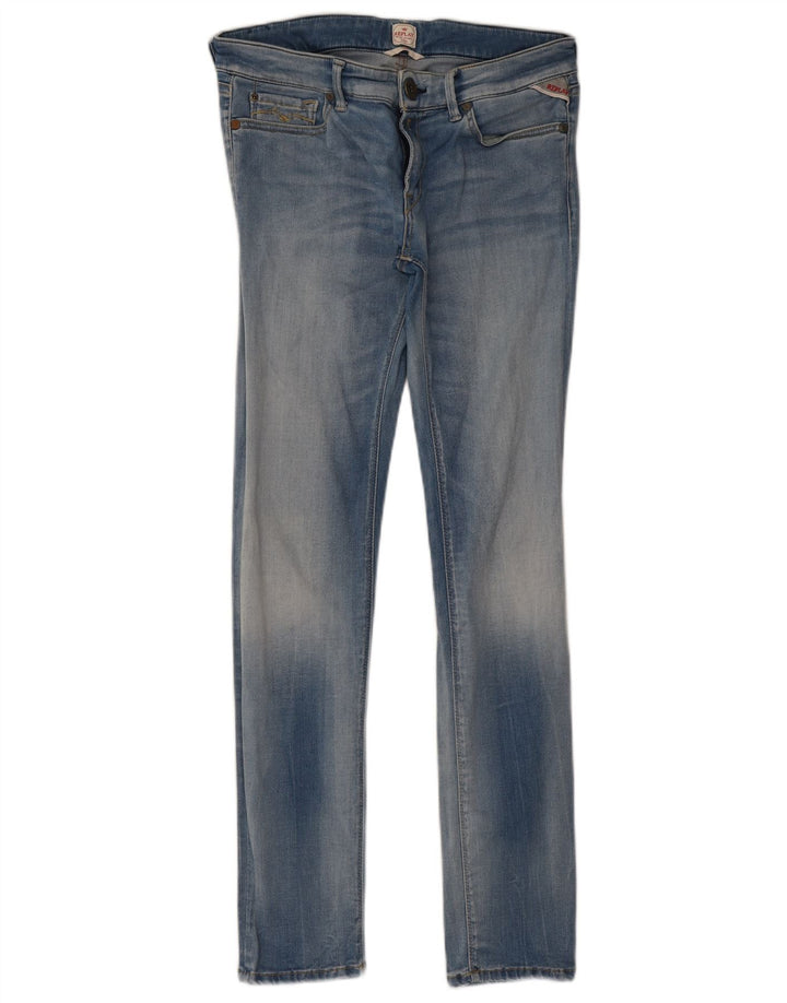 Jeans skinny da donna Replay W29 L30 cotone blu