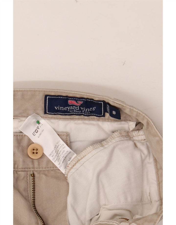 VINEYARD VINES Pantaloni chino dritti per ragazzi 7-8 anni W24 L22 Cotone beige