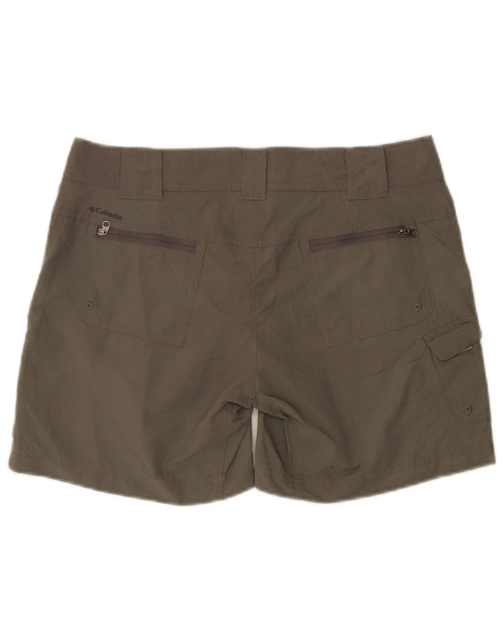 Pantaloncini cargo Columbia da donna in titanio US 6 Medium W32 Grey Tactel