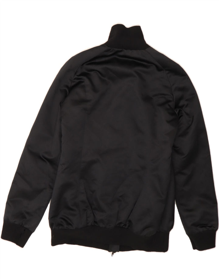 MOSCHINO Womens Bomber Jacket UK 10 Small  Navy Blue Vintage Moschino and Second-Hand Moschino from Messina Hembry 