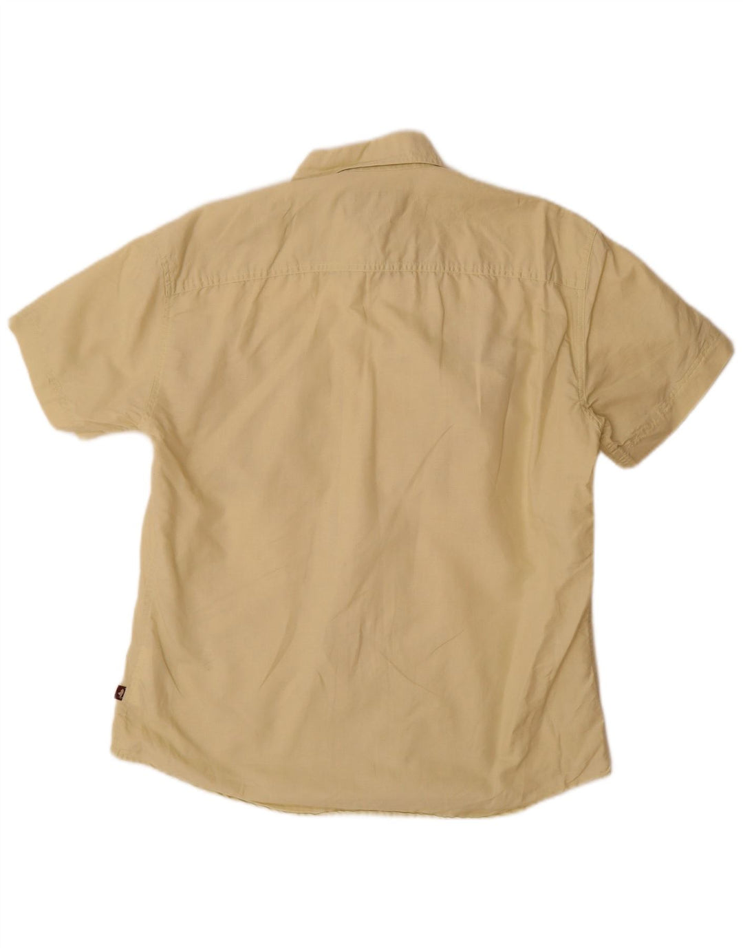 Camicia a maniche corte da uomo Marlboro Classics grande gialla