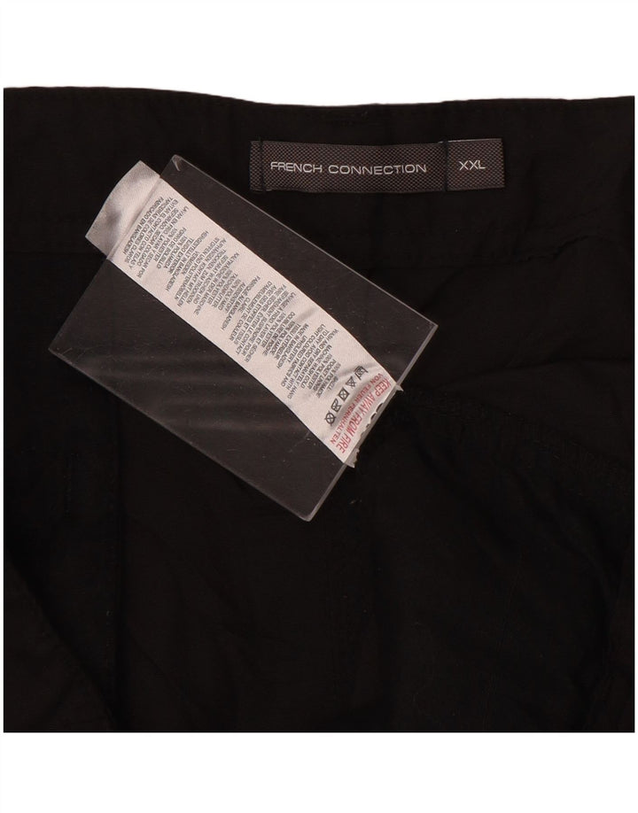 Pantaloncini cargo da uomo French Connection 2XL W42 Nero Poliammide
