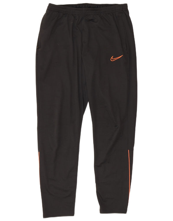 Pantaloni da tuta Nike Dri Fit da donna UK 16 Large Nero Poliestere