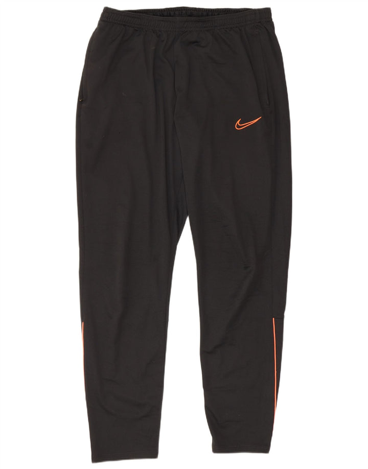 Pantaloni da tuta Nike Dri Fit da donna UK 16 Large Nero Poliestere