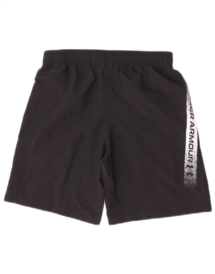 Under Armour Pantaloncini sportivi grafici da ragazzo 11-12 anni Large Nero Poliestere