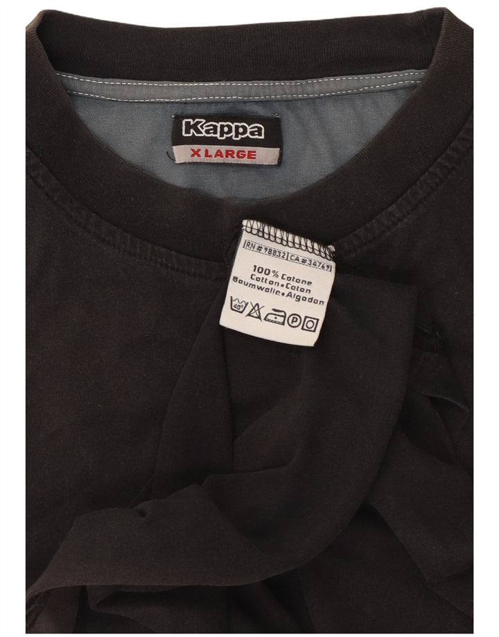 Canotta da uomo Kappa XL in cotone nero