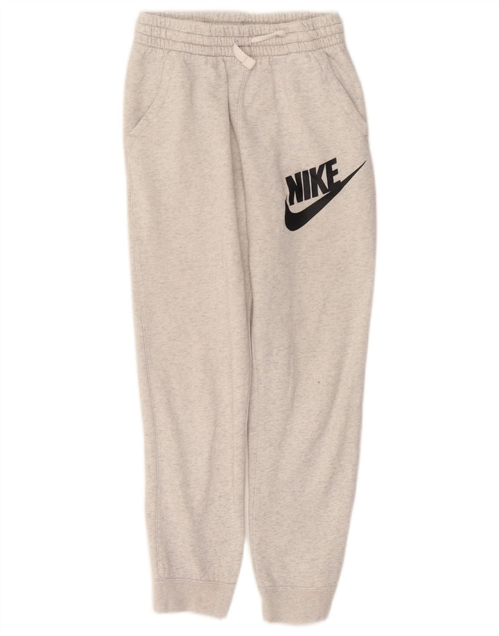 Pantaloni da tuta con grafica Nike da ragazzo, pantaloni da jogging, 12-13 anni, grandi, grigio screziato