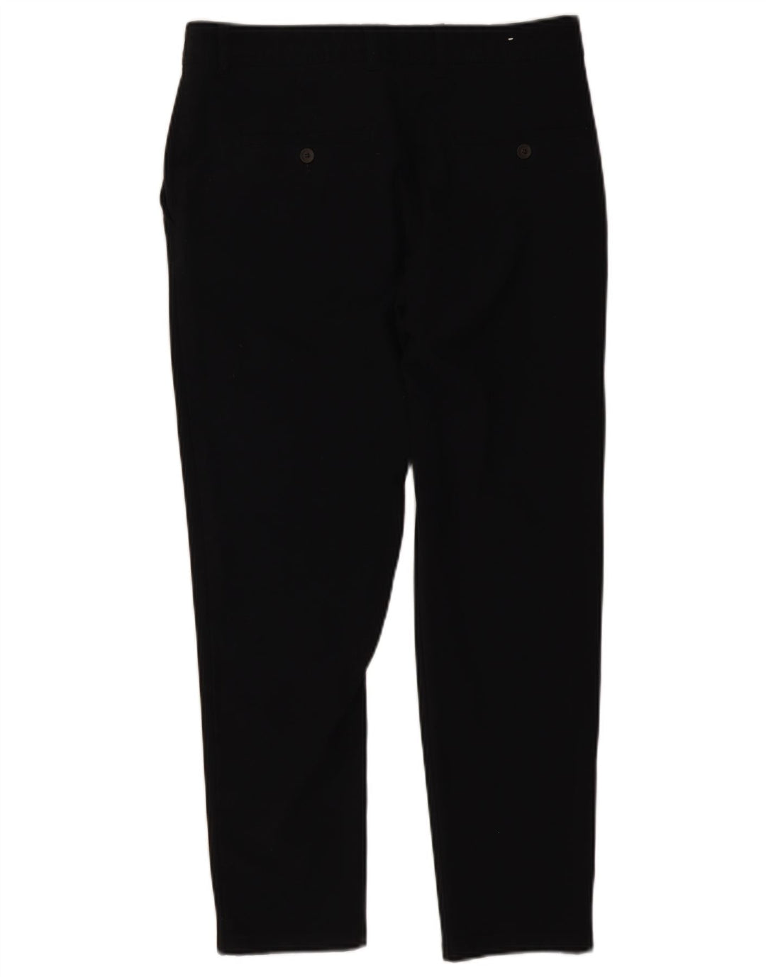 Pantaloni chino slim da uomo Zara EU 42 Large W32 L27 poliestere nero