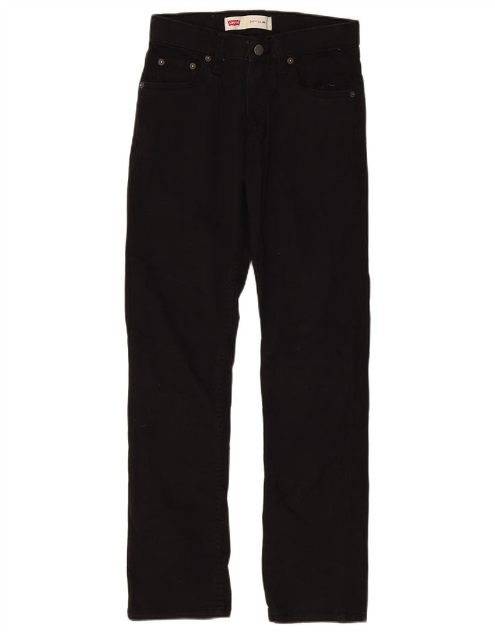 LEVI'S Jeans 511 Slim da bambino 13-14 anni W27 L29 Cotone nero