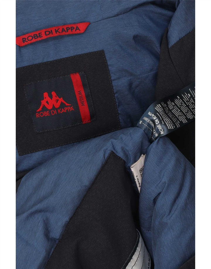 Giacca imbottita con cappuccio da uomo Kappa UK 38 media blu navy in poliammide