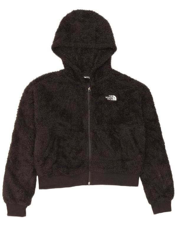 Giacca in pile con cappuccio per ragazze The North Face 14-15 anni XL poliestere nero