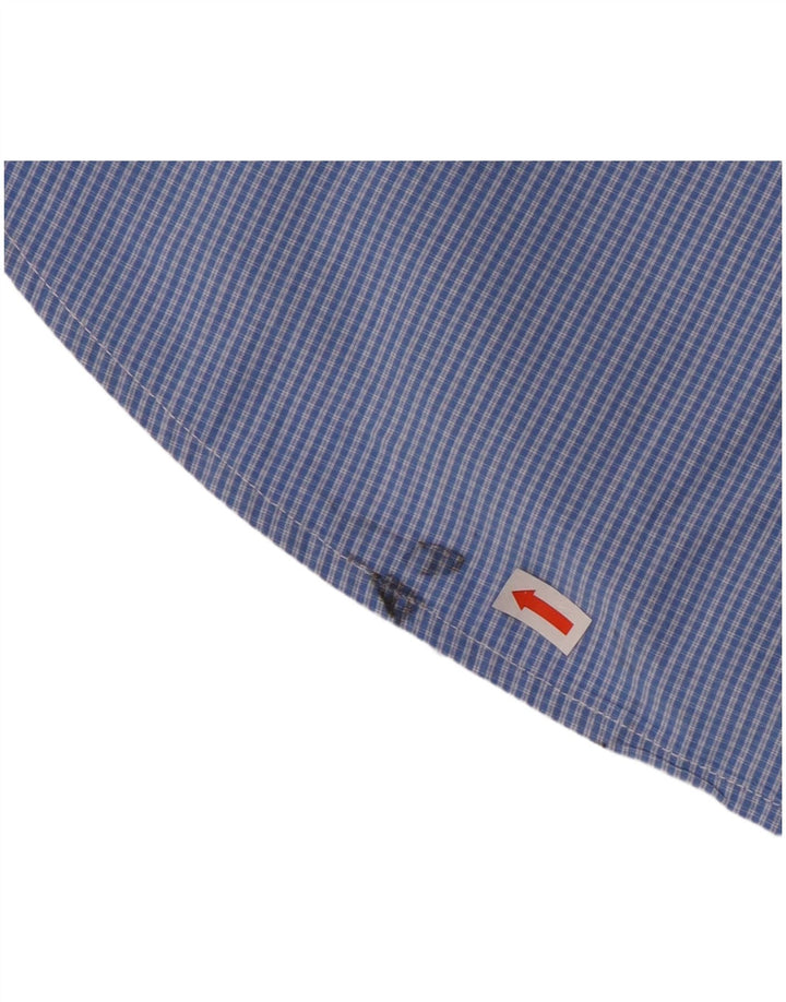 Camicia da uomo IZOD XL in cotone a quadri blu