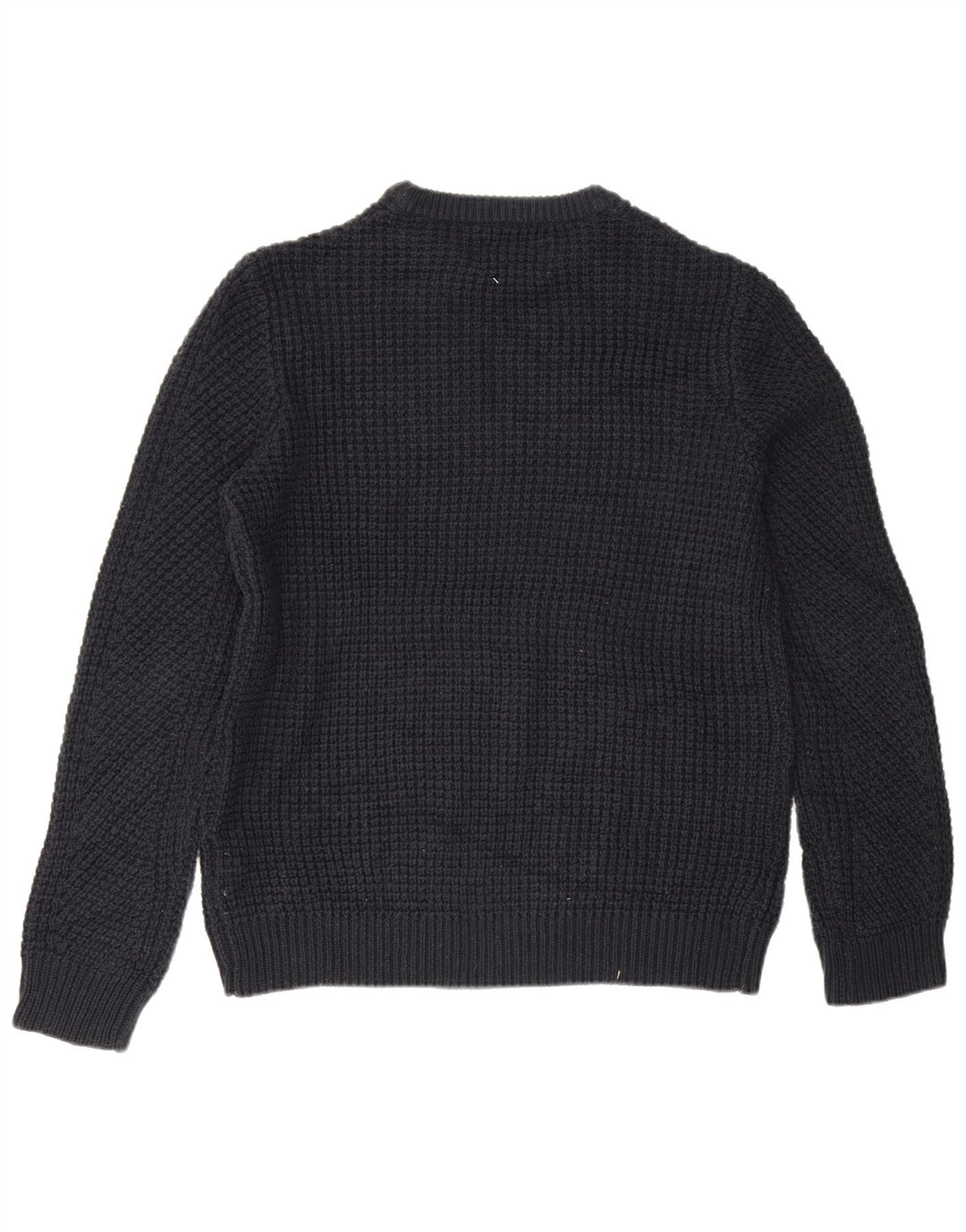 Maglione maglione girocollo da uomo Jack & Jones Core in cotone blu navy medio