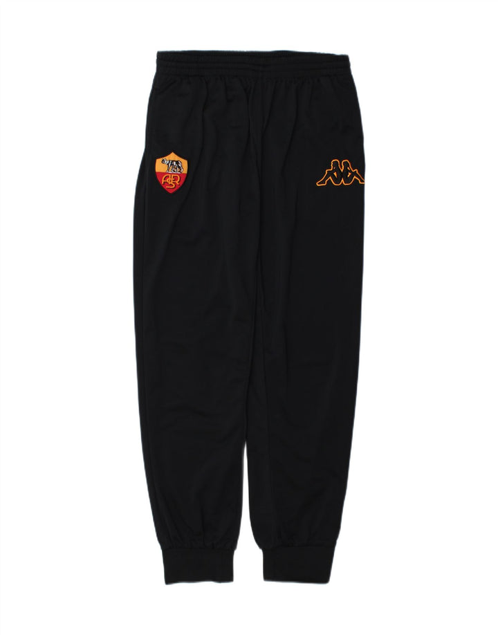 KAPPA Boys Tracksuit Trousers Joggers 15-16 Years 3XL Black Polyester Vintage Kappa and Second-Hand Kappa from Messina Hembry 