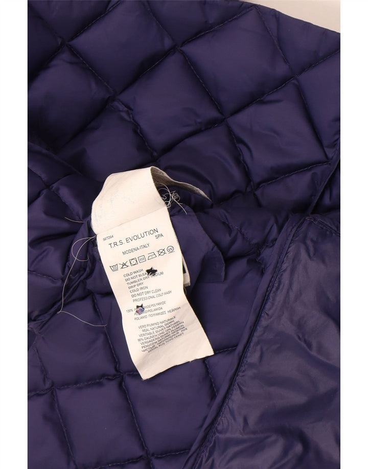 Piumino Donna Trussardi IT 44 Medium Blu Navy Poliammide