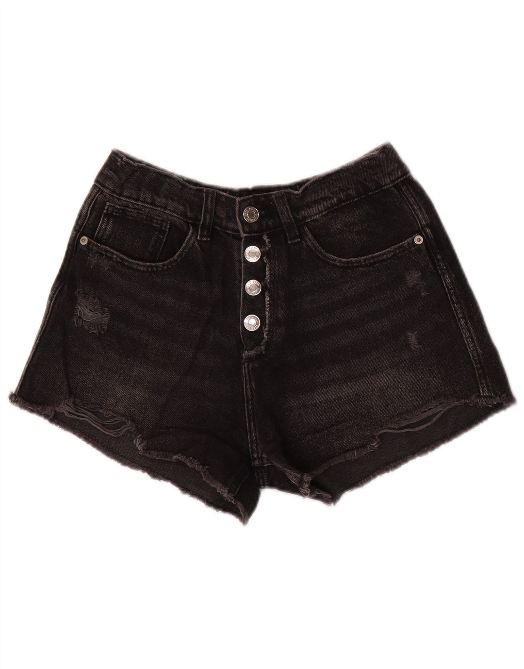 Pantaloncini in denim invecchiato ZARA per ragazze 9-10 anni W24 Grigio
