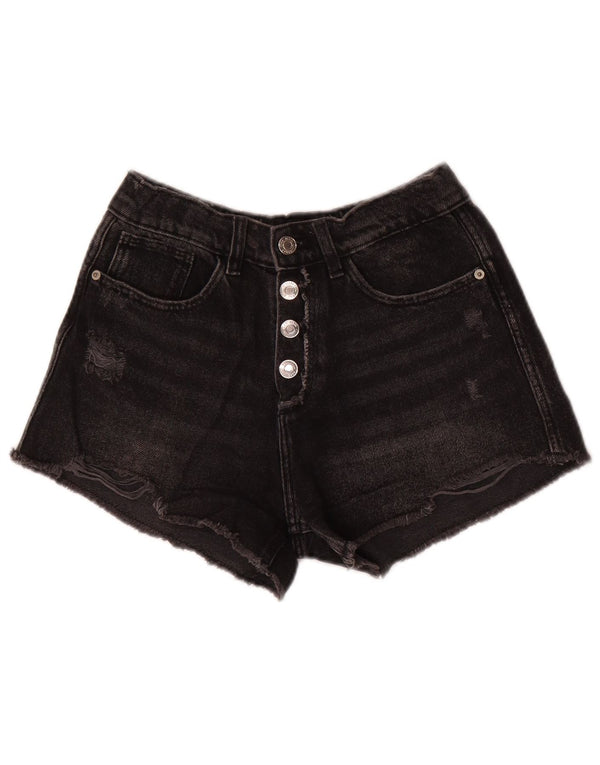 Pantaloncini in denim invecchiato ZARA per ragazze 9-10 anni W24 Grigio