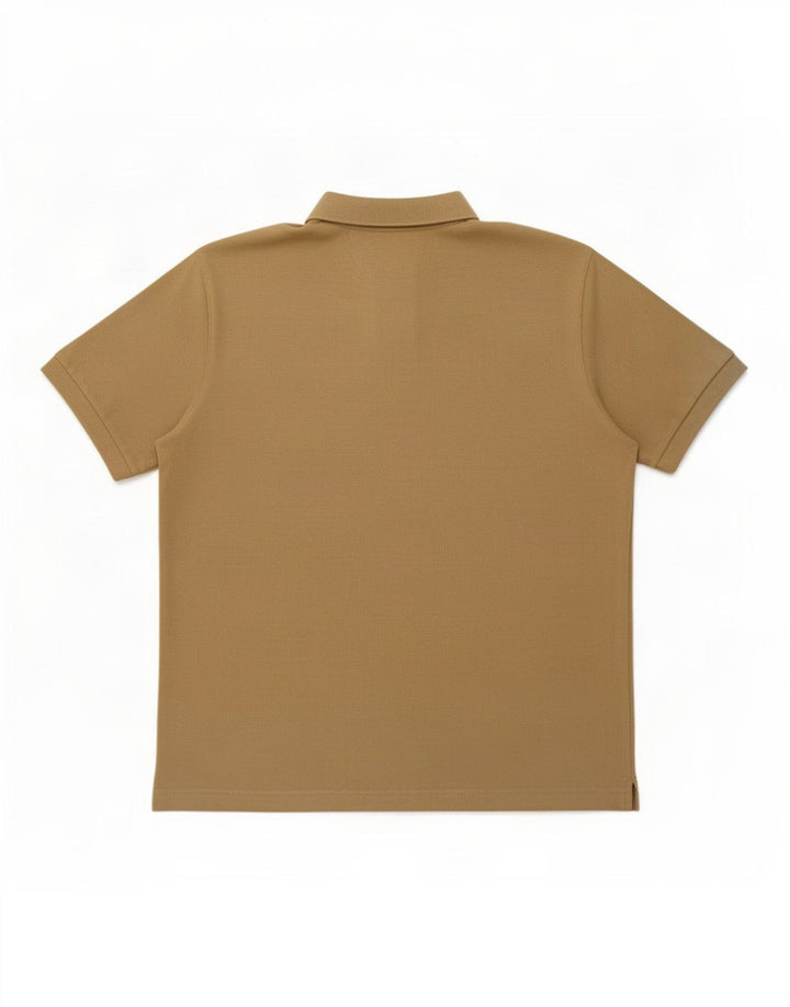 Polo Kappa Uomo Large Beige In Cotone