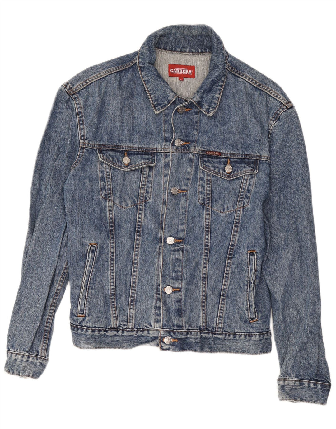 Giacca di jeans da uomo Carrera UK 40 grande cotone blu