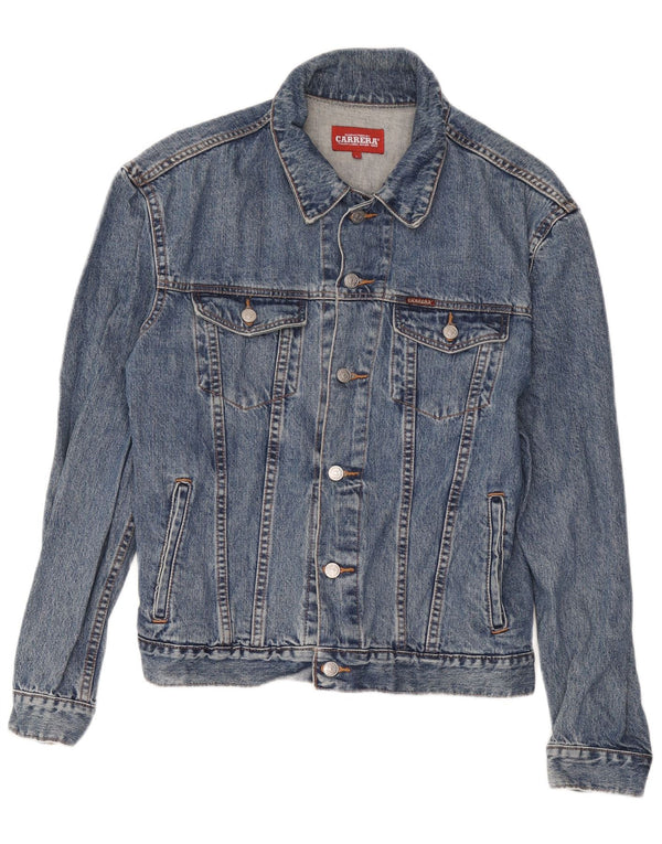 Giacca di jeans da uomo Carrera UK 40 grande cotone blu