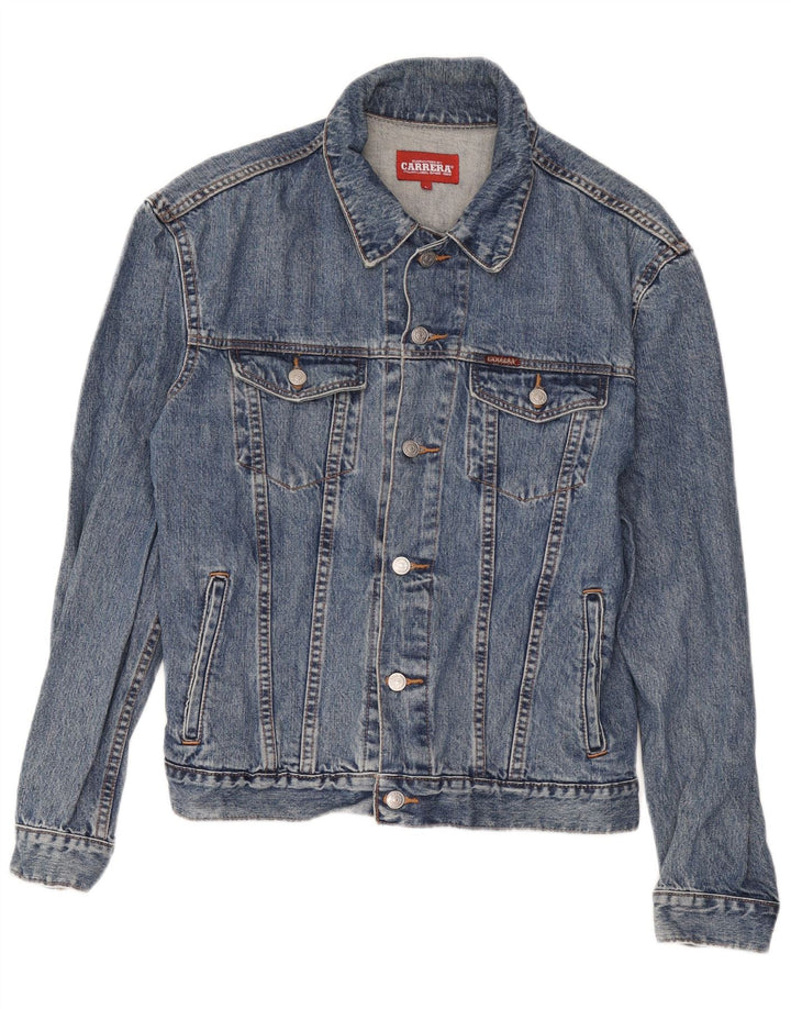 Giacca di jeans da uomo Carrera UK 40 grande cotone blu