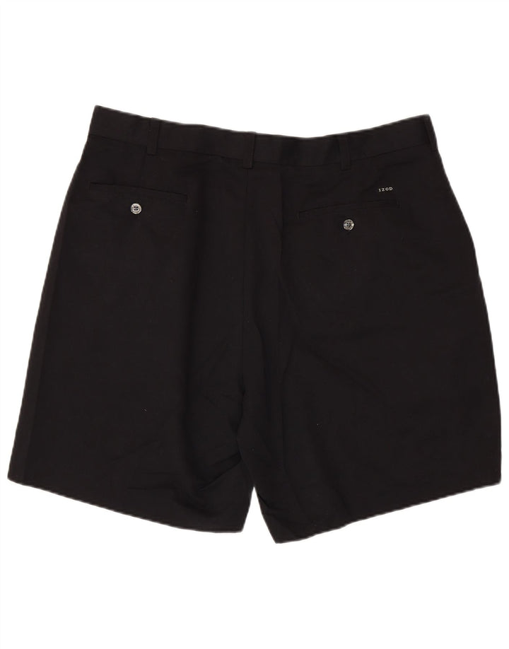 Pantaloncini chino da uomo con ancoraggio IZOD W38 XL poliestere nero