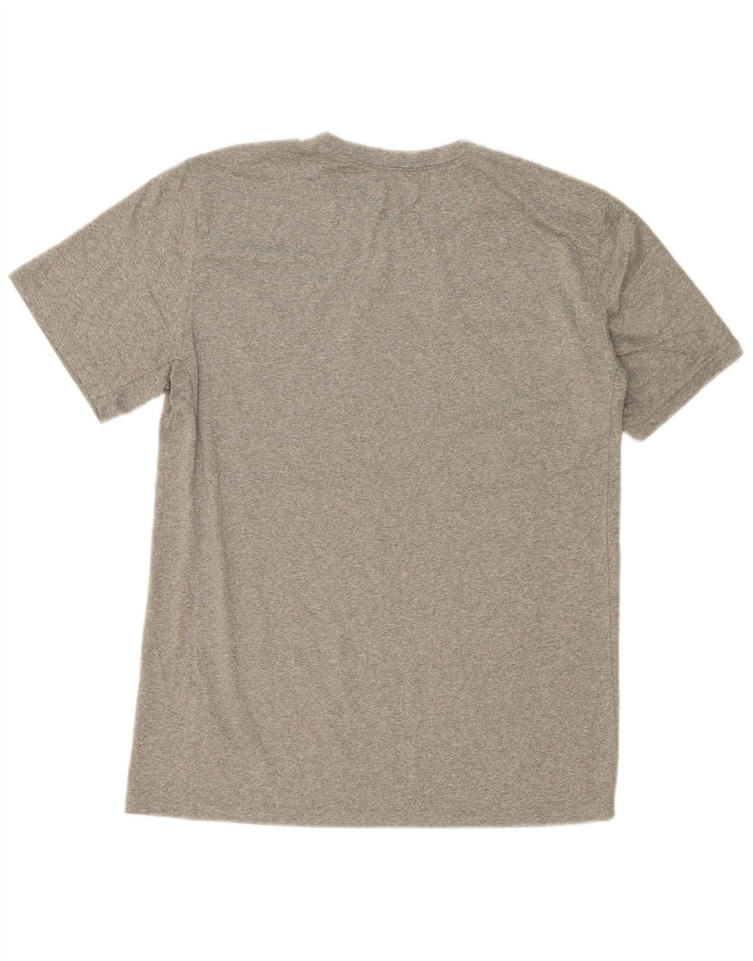 T-shirt grafica Nike Dri Fit da uomo in poliestere grigio medio