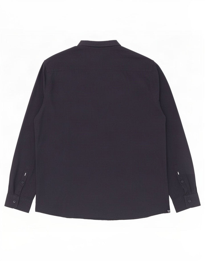 Camicia da uomo Joop XL in lino blu navy