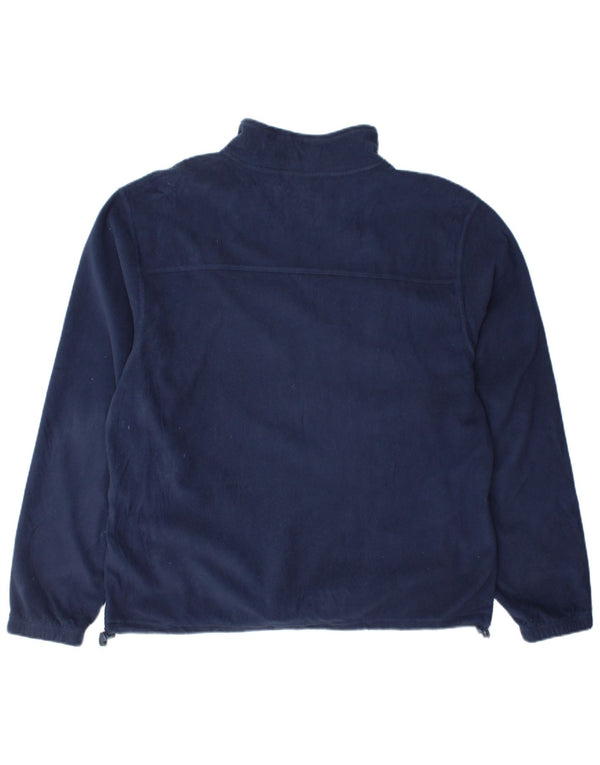 Giacca in pile da uomo Ellesse UK 40 Large Blu Navy Poliestere