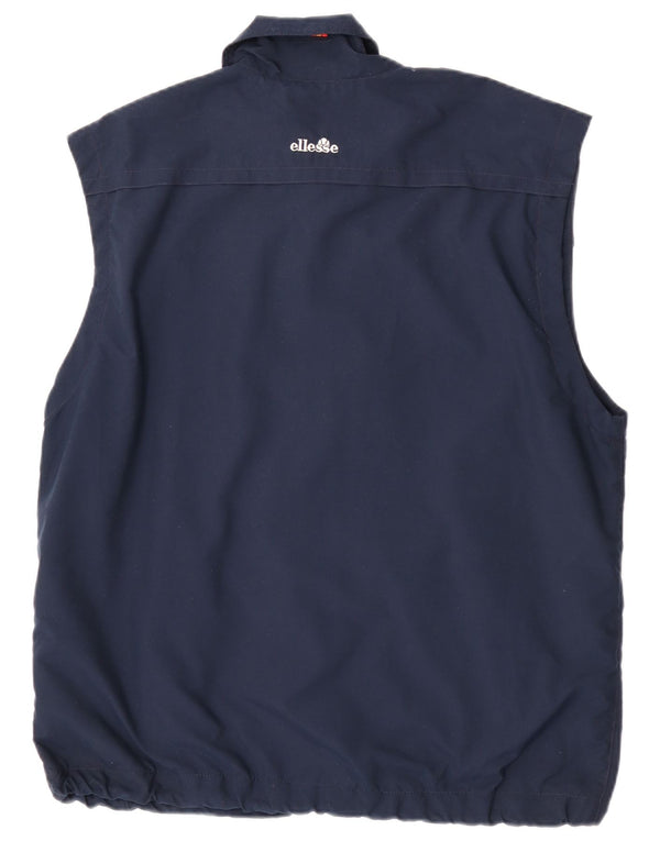 Giacca sportiva senza maniche da uomo Ellesse IT 52 Large Blu Navy