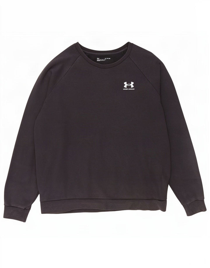 Felpa da uomo Under Armour Jumper XL in cotone nero