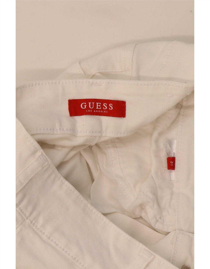 Jeans slim da donna Guess W31 L32 bianchi