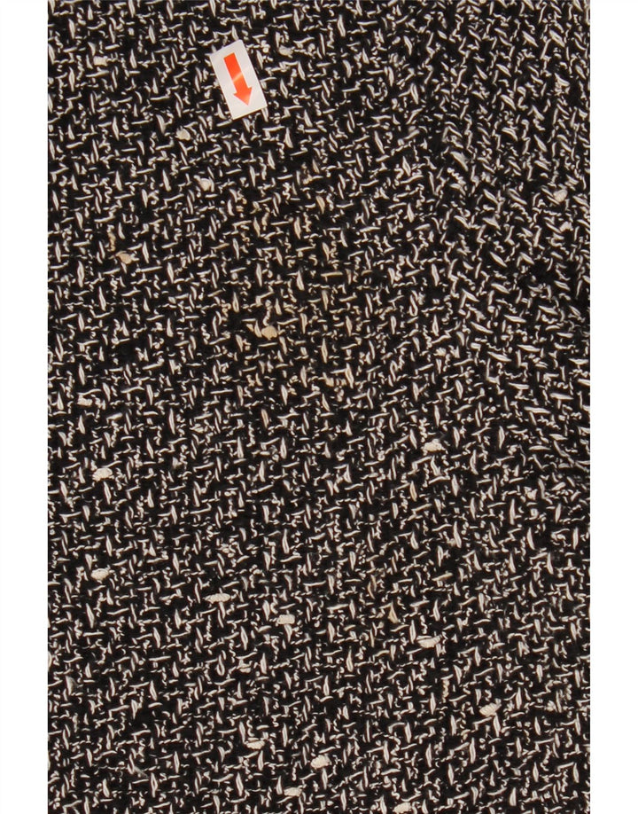 Giacca blazer corta oversize da donna ZARA UK 18 XL nera screziata