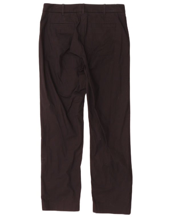 Pantaloni chino dritti da donna Hobbs UK 8 piccoli W28 L28 cotone nero