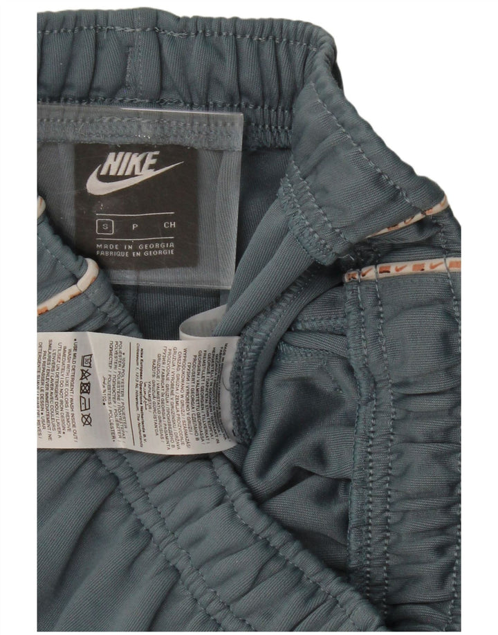 NIKE Mens Tracksuit Trousers Joggers Small Blue Polyester