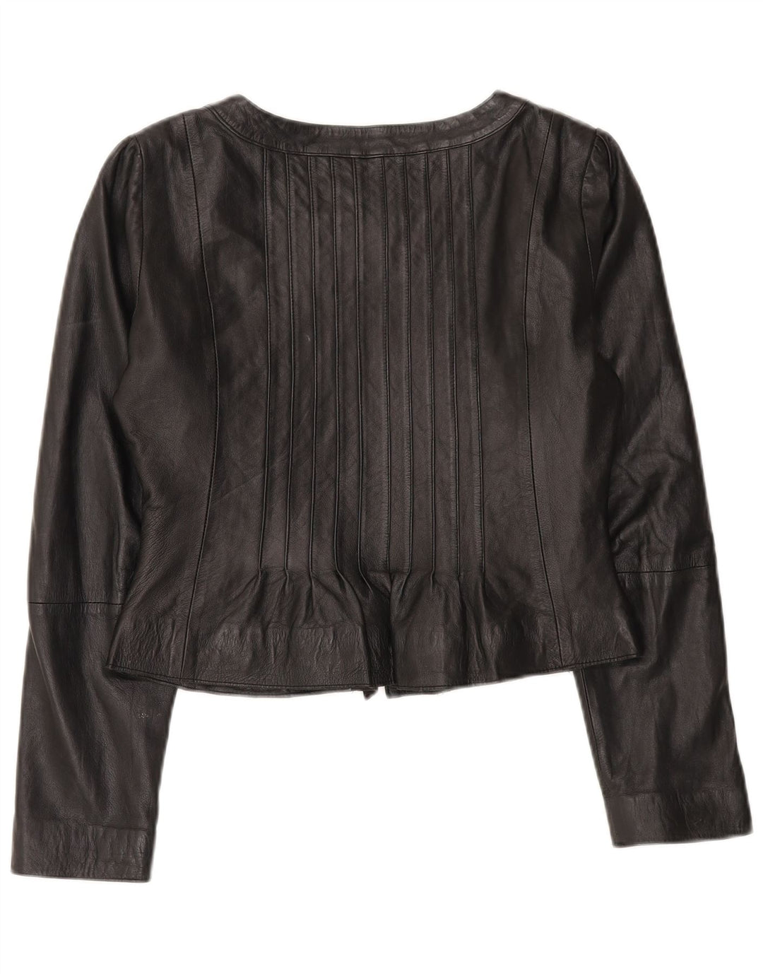 Giacca in pelle da donna CCDK EU 40 media pelle di agnello nera
