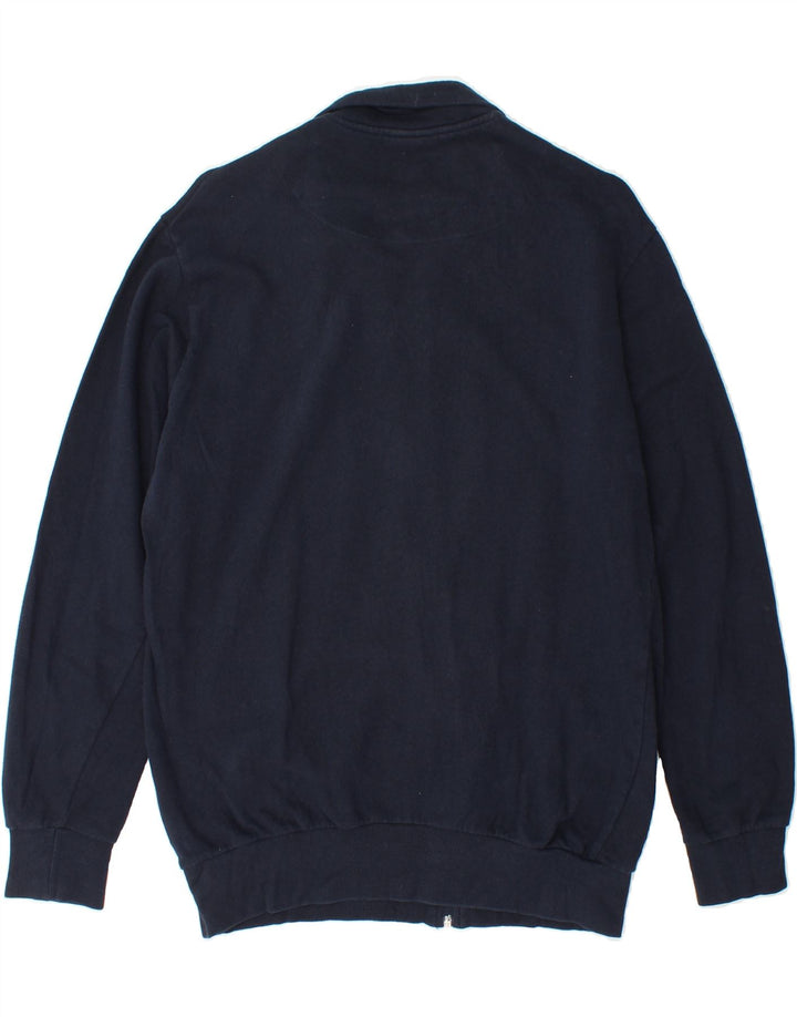 LOTTO Mens Graphic Tracksuit Top Jacket Medium Navy Blue Cotton Vintage Lotto and Second-Hand Lotto from Messina Hembry 