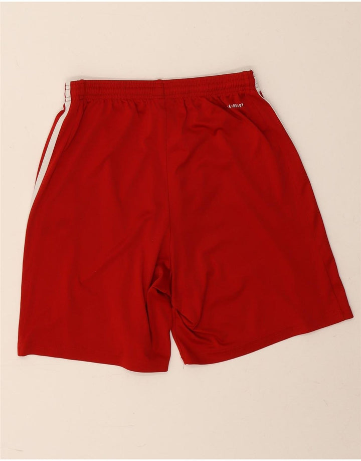 Pantaloncini sportivi Adidas Aeroready da uomo in poliestere rosso medio