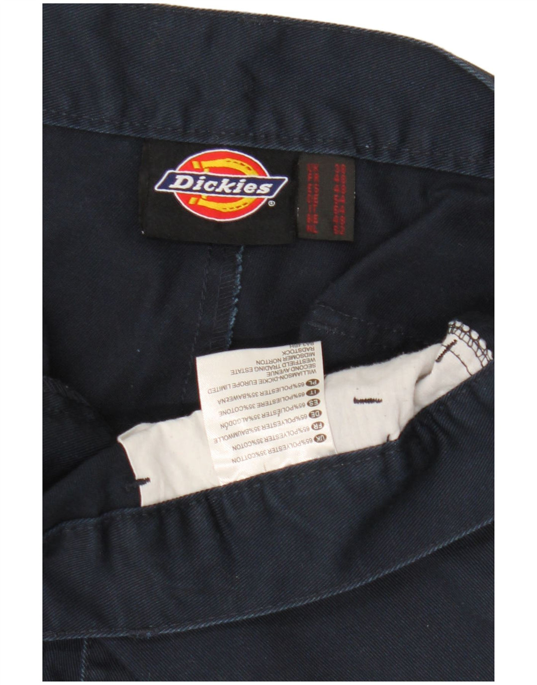 Pantaloncini cargo da uomo Dickies W38 XL poliestere blu navy