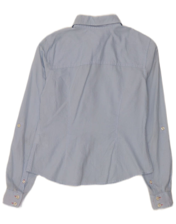 Camicia da donna Tommy Hilfiger US 4 Small in cotone blu