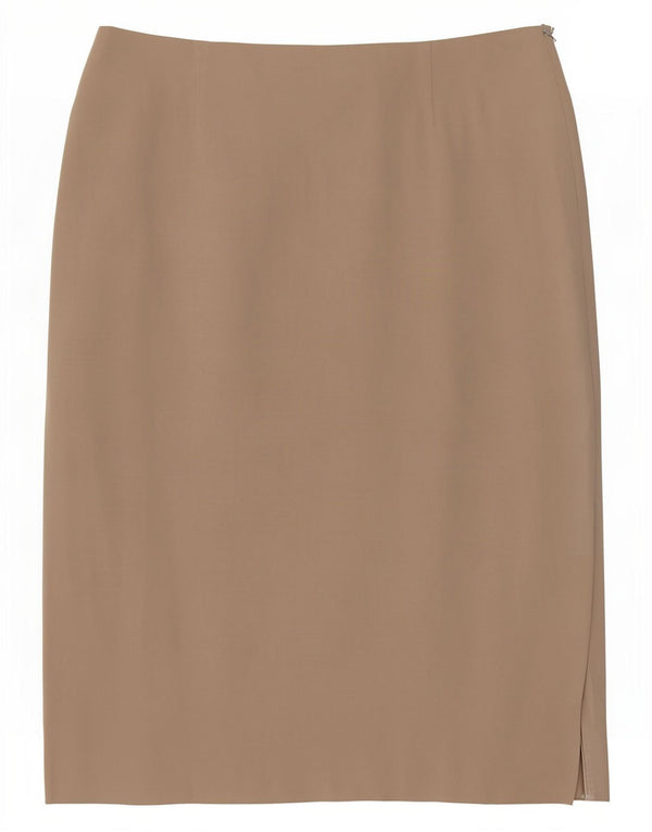 Gonna dritta da donna Monsoon UK 14 Large W32 Cotone beige