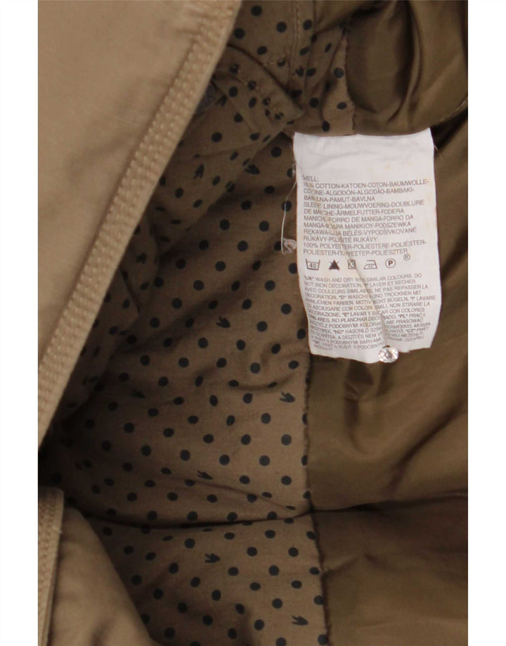 Cappotto imbottito militare da uomo Levi's UK 38 cotone kaki medio