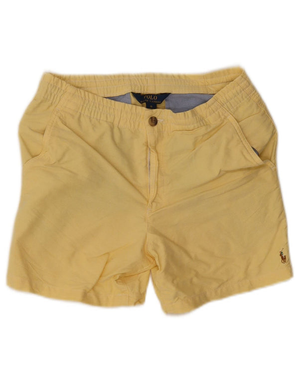 Pantaloncini chino da bambino Polo Ralph Lauren 15-16 anni W28 in cotone giallo