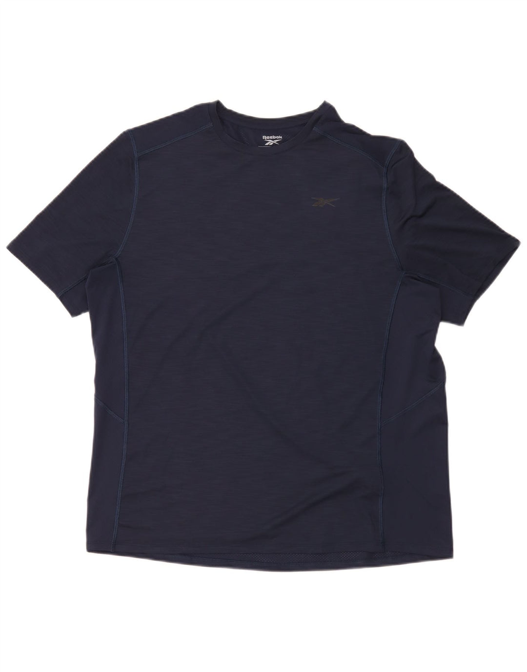 T-shirt da uomo Reebok Top Large in poliestere blu navy