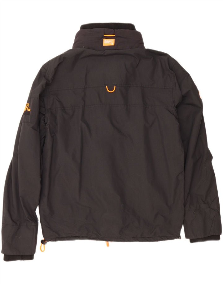 Giacca a vento da donna Superdry UK 16 grande nylon nero