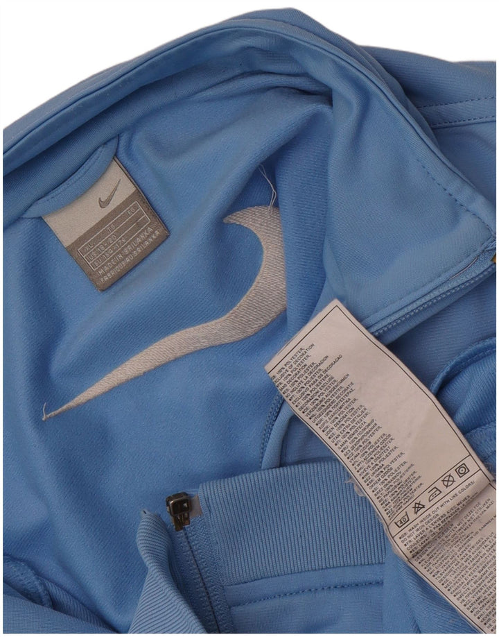 Giacca da ginnastica grafica da ragazzo Nike 13-14 anni XL blu poliestere